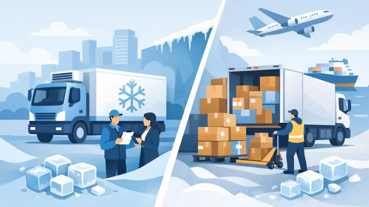 Chartered vs Consolidated Cold Delivery