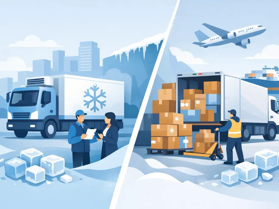 Chartered vs Consolidated Cold Delivery